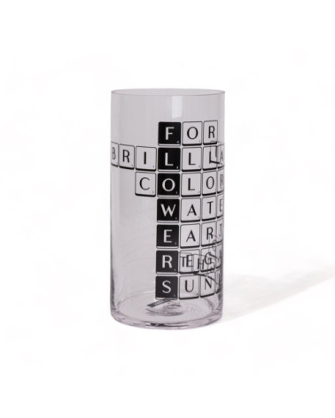 Vase"Tiles & Tales 'Flowers'"in Glas:SELETTI | BHOME by Arredi Barbàra