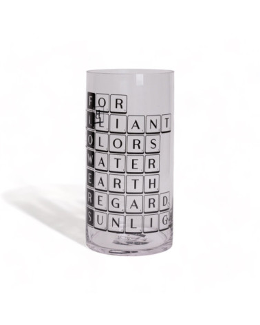 Vase"Tiles & Tales 'Flowers'"in Glas:SELETTI | BHOME by Arredi Barbàra