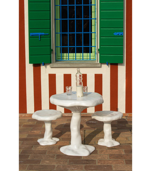 Hocker"Amanita - Tavolo Bianco"cm Ø 70 x h. cm 73 –SELETTI | BHOME by Arredi Barbàra