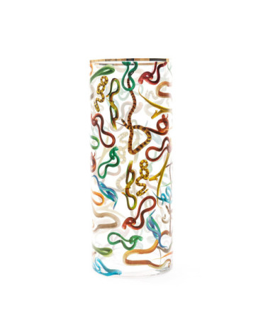 Vase"Grande Snakes"in Glas:SELETTI | BHOME by Arredi Barbàra