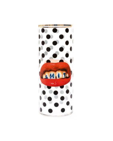 Vase"Grande Shit Pois"in Glas:SELETTI | BHOME by Arredi Barbàra