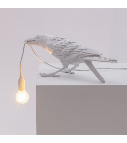 Lampadina "Bird Lamp Bianca Playing da ESTERNO" | BHOME by Arredi Barbàra