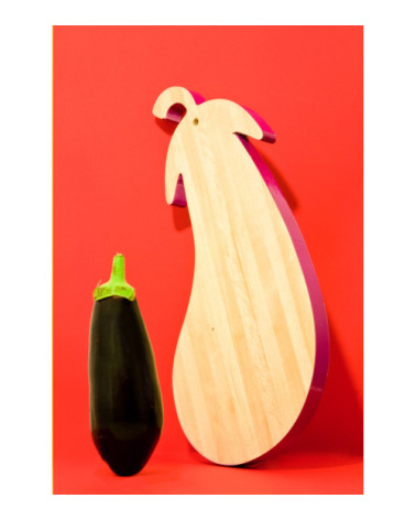 "Vege-Aubergine"cm 52x25 h. 2,8 –SELETTI | BHOME by Arredi Barbàra