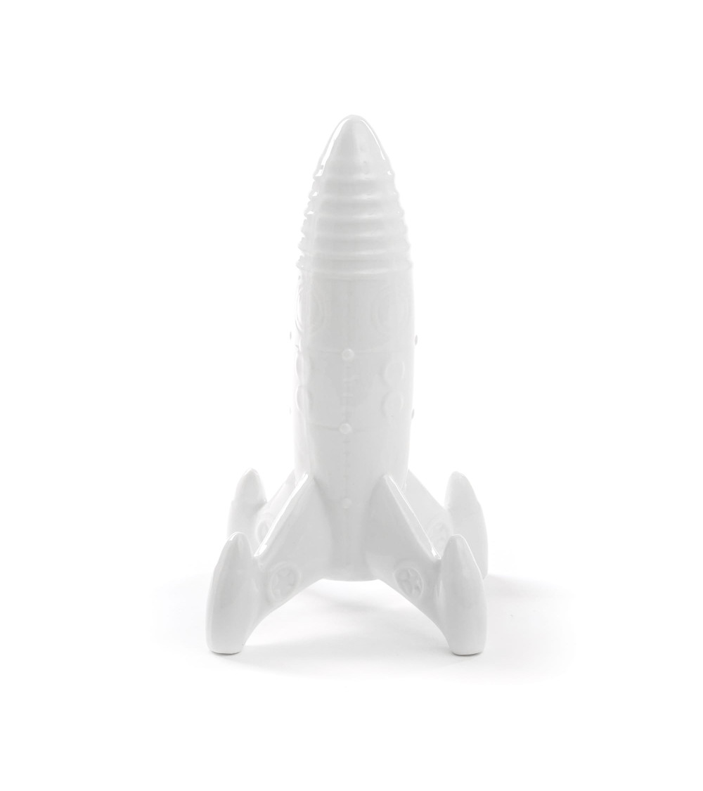 Dekorative Skulptur"Memorabilia My Spaceship"cm 13,5 x 13,5 h. 27 in Papier –SELETTI | BHOME by Arredi Barbàra