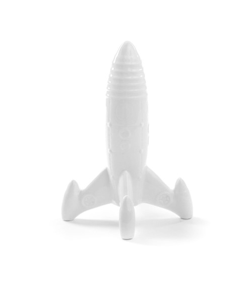 Dekorative Skulptur"Memorabilia My Spaceship"cm 13,5 x 13,5 h. 27 in Papier –SELETTI | BHOME by Arredi Barbàra