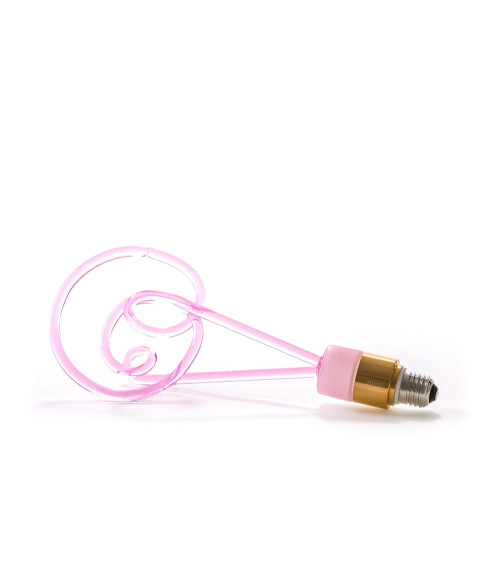 Bulb"Twist Lamp Rosa"cm h. 30 –SELETTI | BHOME by Arredi Barbàra