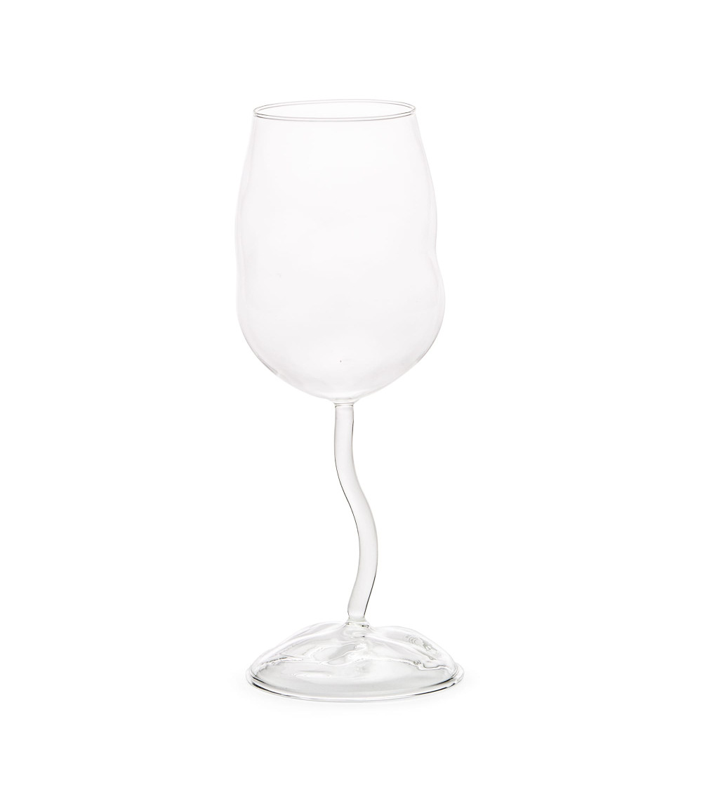 Glas"Calice da Sonny Wine Glass set of 4 h.24"cm ø 9,5 h.24 –SELETTI | BHOME by Arredi Barbàra