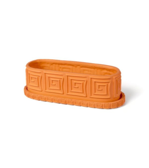 Vase"Magna Grecia con piattino"cm. 40x16 h. 11 –SELETTI | BHOME by Arredi Barbàra