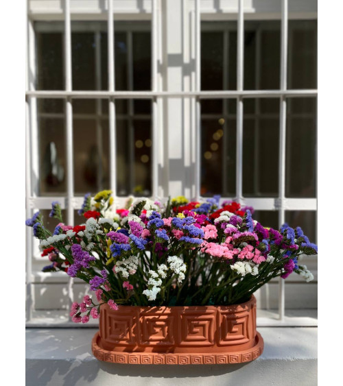 Vase"Magna Grecia con piattino"cm. 40x16 h. 11 –SELETTI | BHOME by Arredi Barbàra