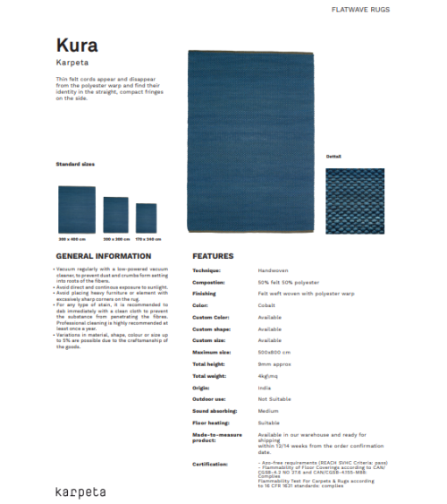 Kura Rug Karpeta | Bhome by Arredi Barbàra