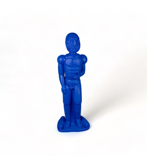 Decorative sculpture"Helmet Blu in Terracotta"48 x 40 h 144 cmI 18,9" x 15,7"h 56,7" –SELETTI | BHOME by Arredi Barbàra
