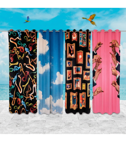 Zelt"Tende Snakes Black"Cm. 140x280 –SELETTI | BHOME by Arredi Barbàra