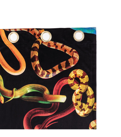 Zelt"Tende Snakes Black"Cm. 140x280 –SELETTI | BHOME by Arredi Barbàra