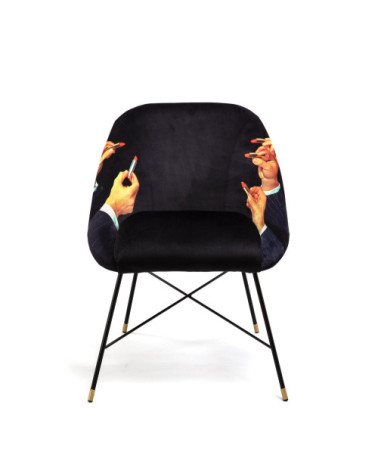 Stuhl"Lipsticks Nera"Cm 60 x 50 h. 72 –SELETTI | BHOME by Arredi Barbàra