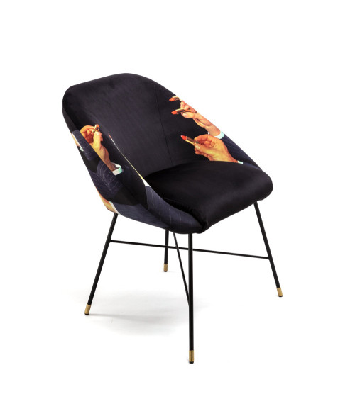 Stuhl"Lipsticks Nera"Cm 60 x 50 h. 72 –SELETTI | BHOME by Arredi Barbàra