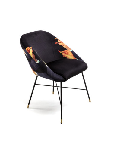Stuhl"Lipsticks Nera"Cm 60 x 50 h. 72 –SELETTI | BHOME by Arredi Barbàra