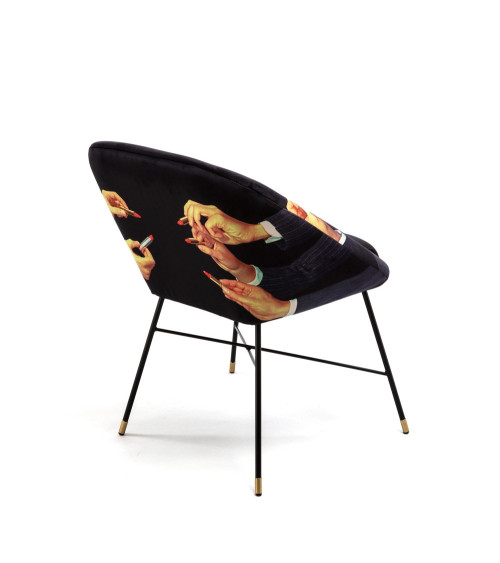 Stuhl"Lipsticks Nera"Cm 60 x 50 h. 72 –SELETTI | BHOME by Arredi Barbàra