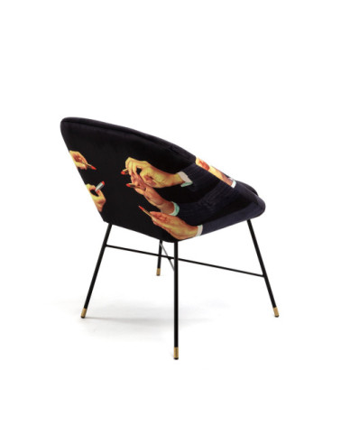Stuhl"Lipsticks Nera"Cm 60 x 50 h. 72 –SELETTI | BHOME by Arredi Barbàra
