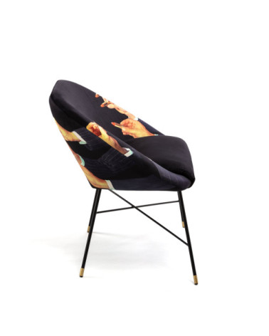 Stuhl"Lipsticks Nera"Cm 60 x 50 h. 72 –SELETTI | BHOME by Arredi Barbàra