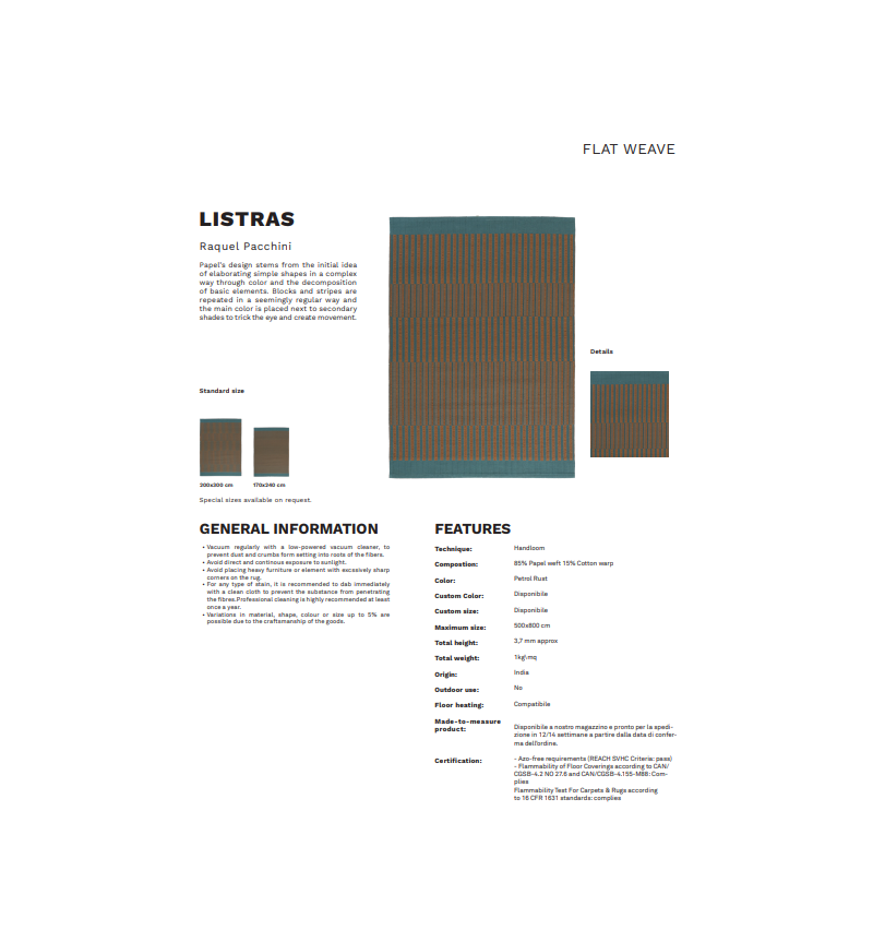 Listras Karpeta | Bhome by Arredi Barbàra