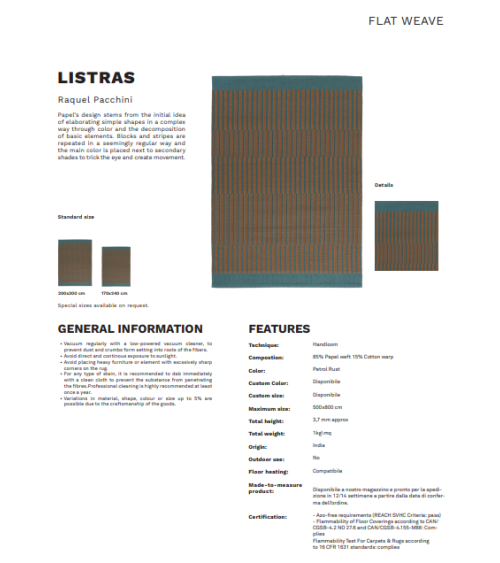 Listras Karpeta | Bhome by Arredi Barbàra
