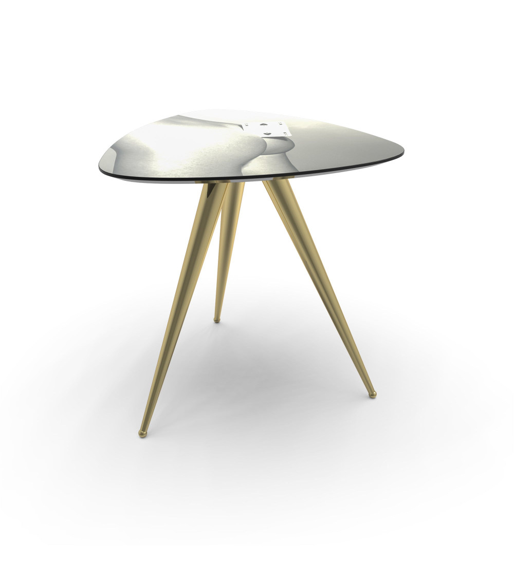 Tabelle"Two of Spades" 57 ♪h.48 / 22.4" X 22.4 "h.18.9 —SELETTI | BHOME by Arredi Barbàra