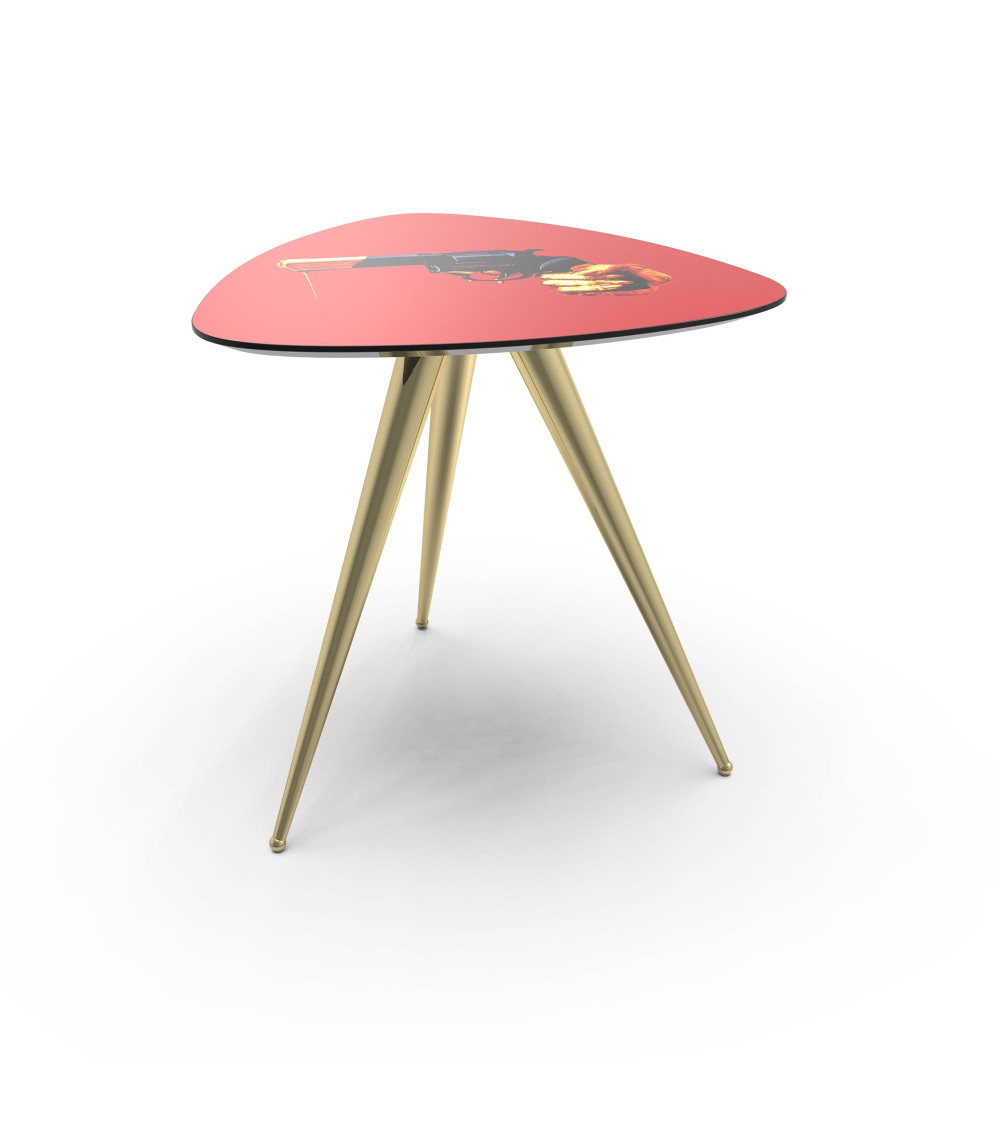 Tabelle"Revolver" 57 ♪h.48 / 22.4" X 22.4 "h.18.9 —SELETTI | BHOME by Arredi Barbàra