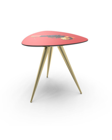Tabelle"Revolver" 57 ♪h.48 / 22.4" X 22.4 "h.18.9 —SELETTI | BHOME by Arredi Barbàra