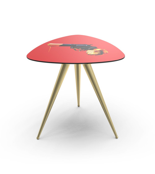 Tabelle"Revolver" 57 ♪h.48 / 22.4" X 22.4 "h.18.9 —SELETTI | BHOME by Arredi Barbàra