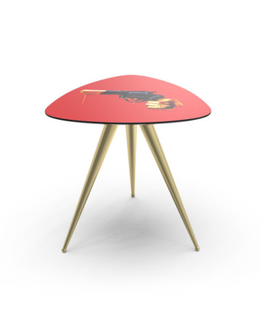 Tabelle"Revolver" 57 ♪h.48 / 22.4" X 22.4 "h.18.9 —SELETTI | BHOME by Arredi Barbàra