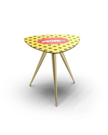 Tabelle"Shit" 57 ♪h.48 / 22.4" X 22.4 "h.18.9 —SELETTI | BHOME by Arredi Barbàra