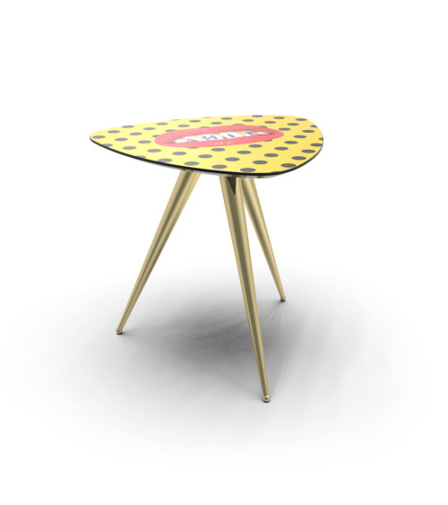 Tabelle"Shit" 57 ♪h.48 / 22.4" X 22.4 "h.18.9 —SELETTI | BHOME by Arredi Barbàra