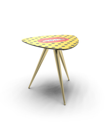 Tabelle"Shit" 57 ♪h.48 / 22.4" X 22.4 "h.18.9 —SELETTI | BHOME by Arredi Barbàra