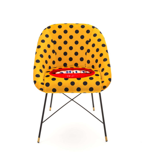 Fauteuil"Shit"Cm 60 x 50 h. 72 rembourrés –SELETTI | BHOME by Arredi Barbàra
