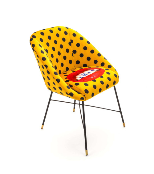 Sessel"Shit"Cm 60 x 50 h. 72 gepolstert –SELETTI | BHOME by Arredi Barbàra