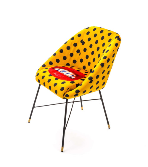Sessel"Shit"Cm 60 x 50 h. 72 gepolstert –SELETTI | BHOME by Arredi Barbàra