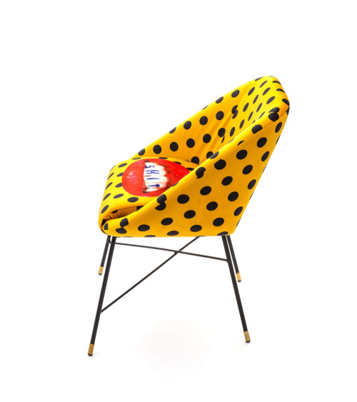 Sessel"Shit"Cm 60 x 50 h. 72 gepolstert –SELETTI | BHOME by Arredi Barbàra