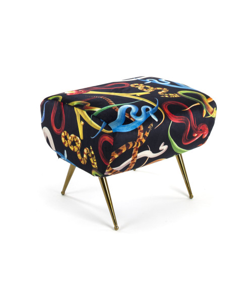 Pouf"Snakes"cm 51x46 h. 42 –SELETTI | BHOME by Arredi Barbàra