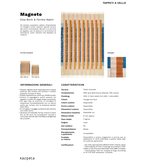 Magneto Rug Karpeta | Bhome by Arredi Barbàra