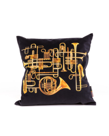 Roulement"Trumpets con imbottitura in piuma"50x50 cm –SELETTI | BHOME by Arredi Barbàra