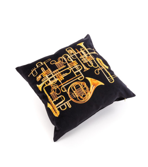 Roulement"Trumpets con imbottitura in piuma"50x50 cm –SELETTI | BHOME by Arredi Barbàra