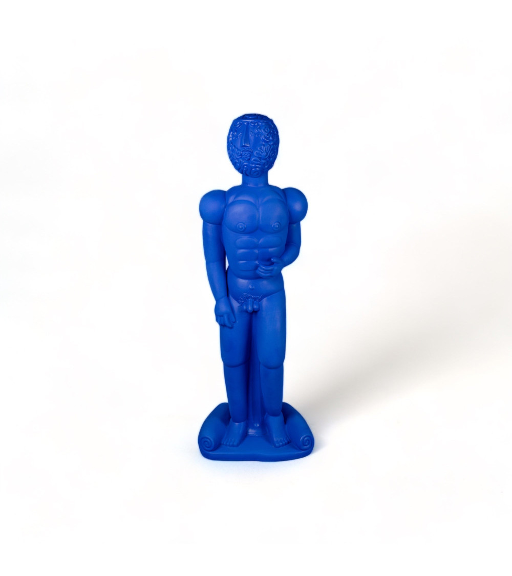 Dekorative Skulptur"Bronzo Blu in Terracotta"48 x 40 h 144 cmI 18,9" x 15,7"h 56,7 –SELETTI | BHOME by Arredi Barbàra