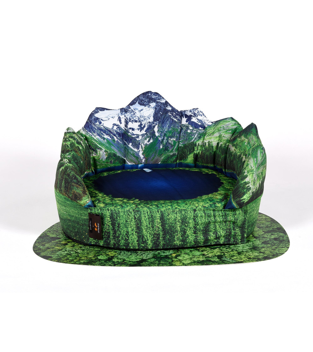 Bol"Kennel PETS (R)EVOLUTION Les Alpes"de 66 x 30 x 37 cm –SELETTI | BHOME by Arredi Barbàra