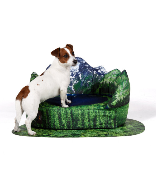 Bol"Kennel PETS (R)EVOLUTION Les Alpes"de 66 x 30 x 37 cm –SELETTI | BHOME by Arredi Barbàra