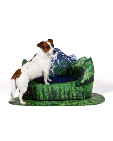 Bol"Kennel PETS (R)EVOLUTION Les Alpes"de 66 x 30 x 37 cm –SELETTI | BHOME by Arredi Barbàra