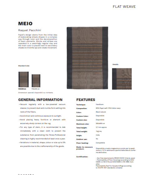 Meio Teppich Karpeta | Bhome by Arredi Barbàra