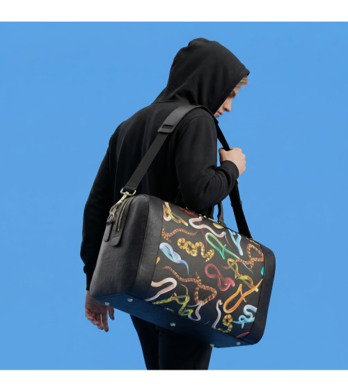 Beutel"Borsa da Viaggio Travel Kit Snakes"cm 47X 27,5 h 46,5 –SELETTI | BHOME by Arredi Barbàra