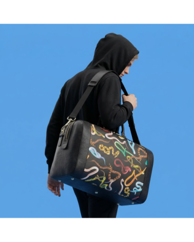 Beutel"Borsa da Viaggio Travel Kit Snakes"cm 47X 27,5 h 46,5 –SELETTI | BHOME by Arredi Barbàra