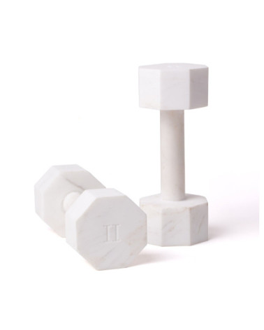 Satz von 2"Set da 2 Manubri in Marmo Lvdis KG. 2"in Marmor:SELETTI | BHOME by Arredi Barbàra