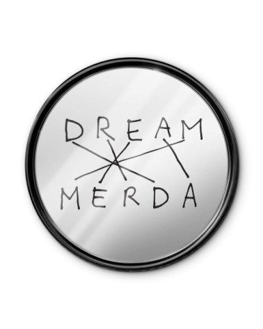 Espejo"con Cornice Dream Merda"ø cm 70 –SELETTI | BHOME by Arredi Barbàra